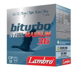 Lambro fysiggia kynigioy Biturbo Steel Magnum 12 76 36gr 0